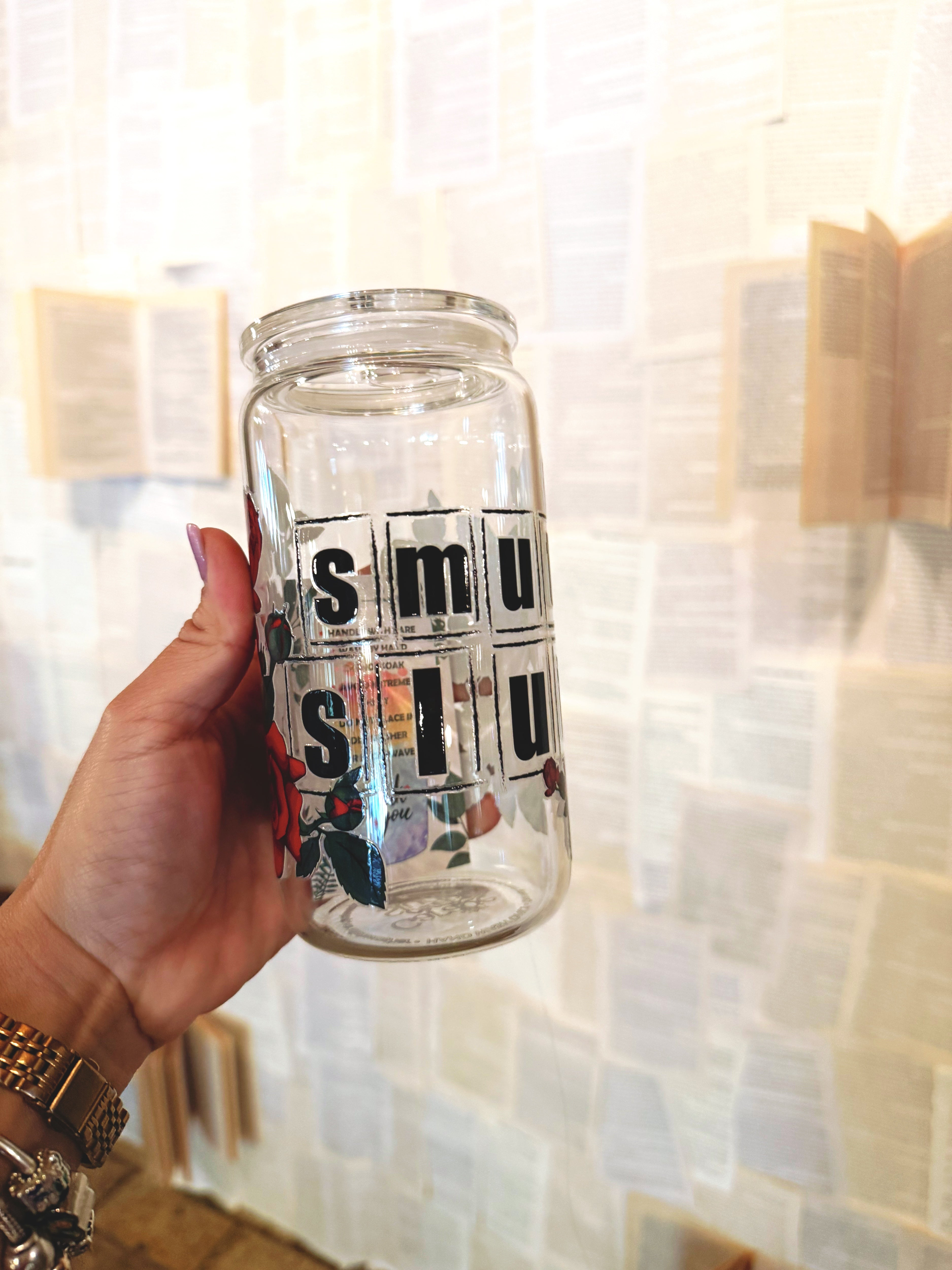 SMUT Glass Cup 16oz