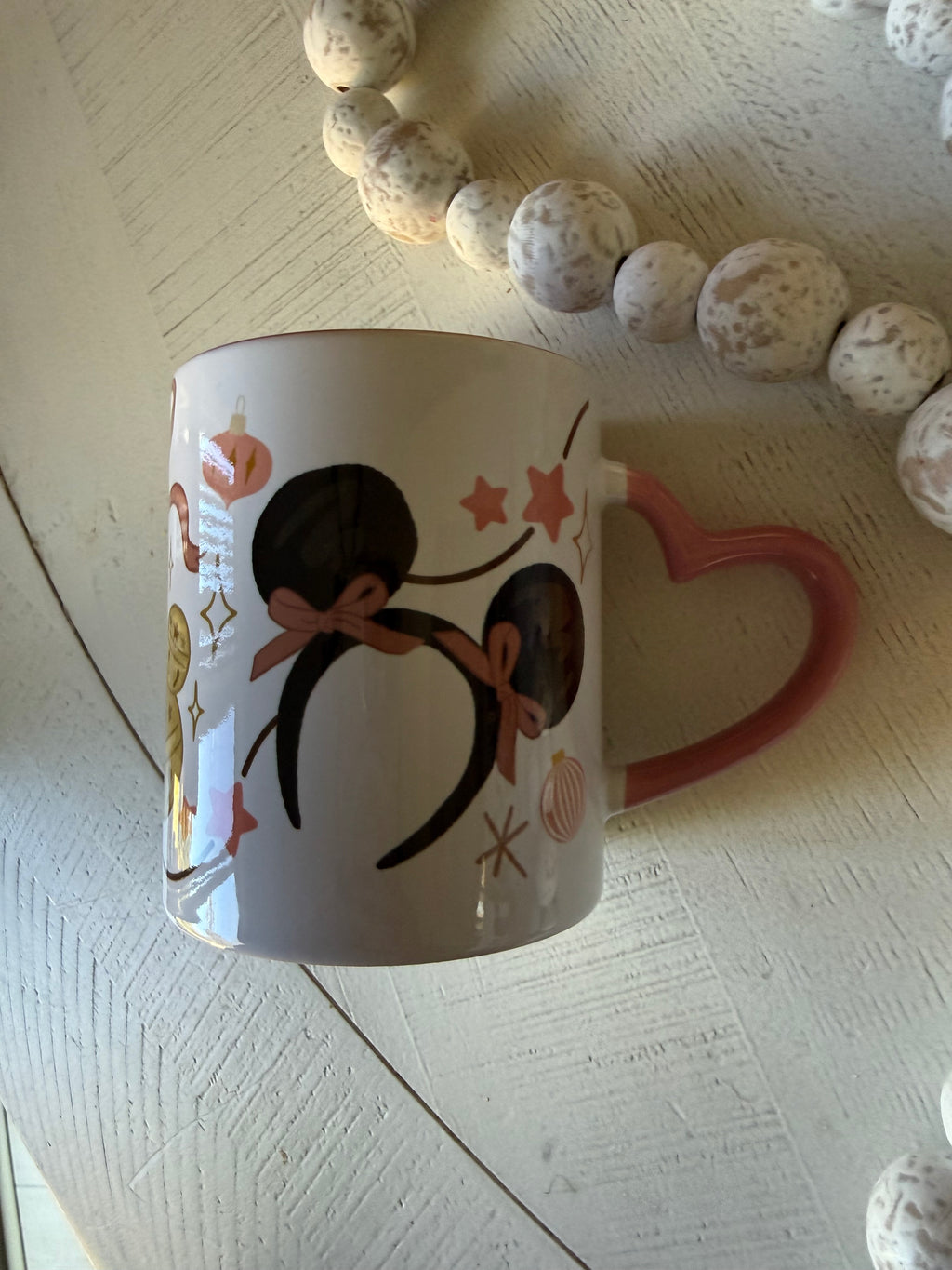 Heart-Shaped Ceramic Mug