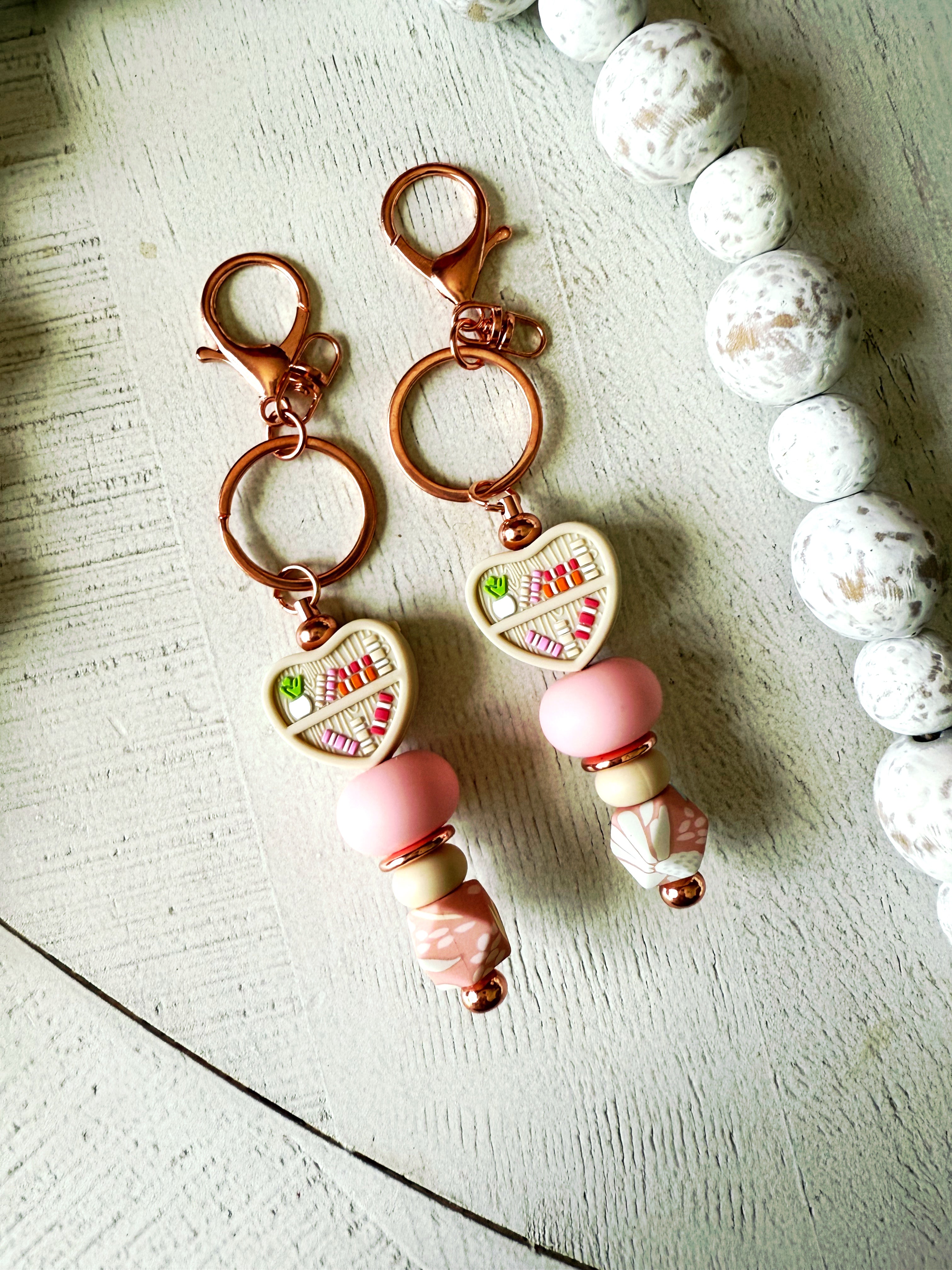 Bookish Keychain Charm