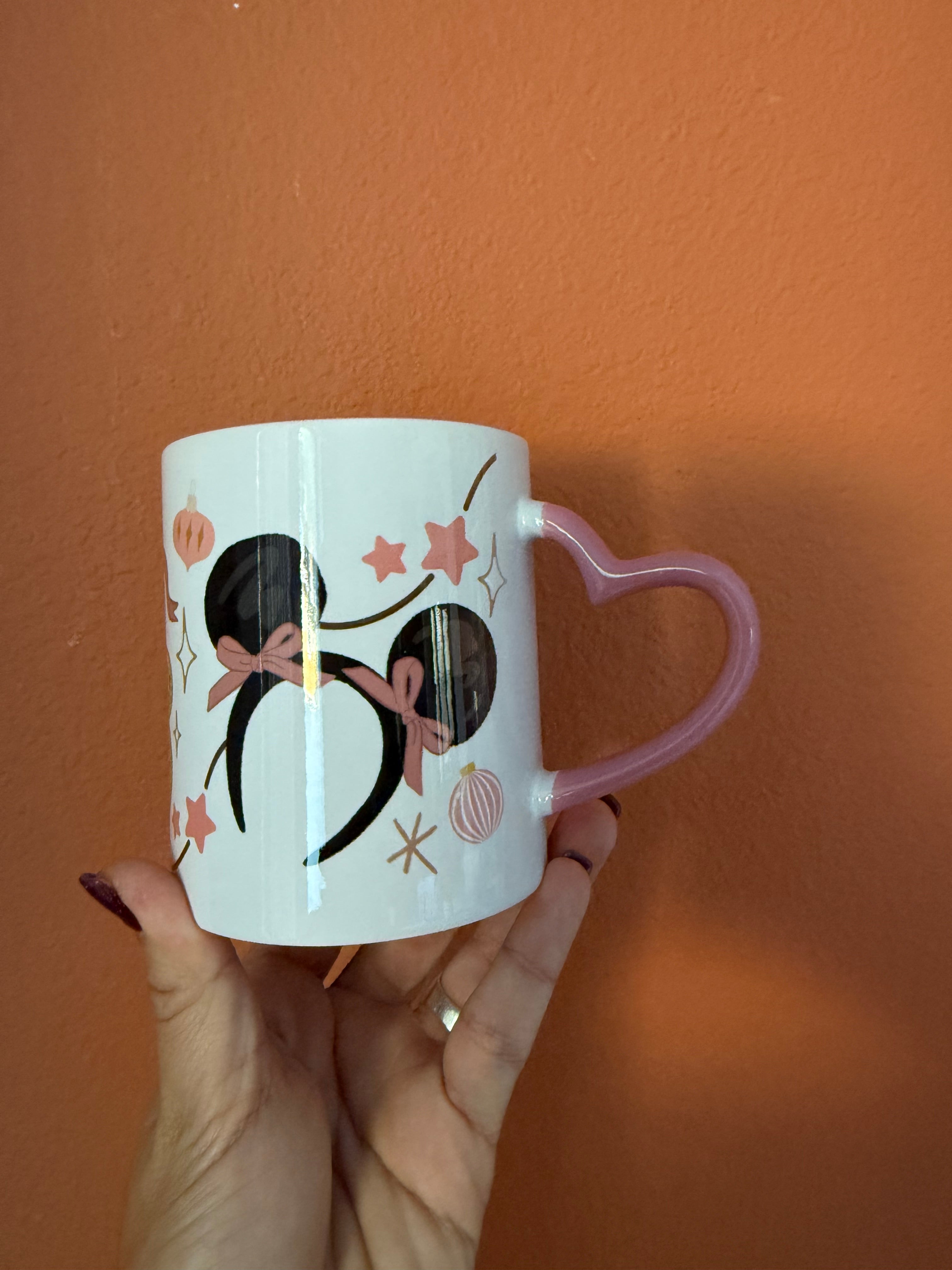 Heart-Shaped Ceramic Mug