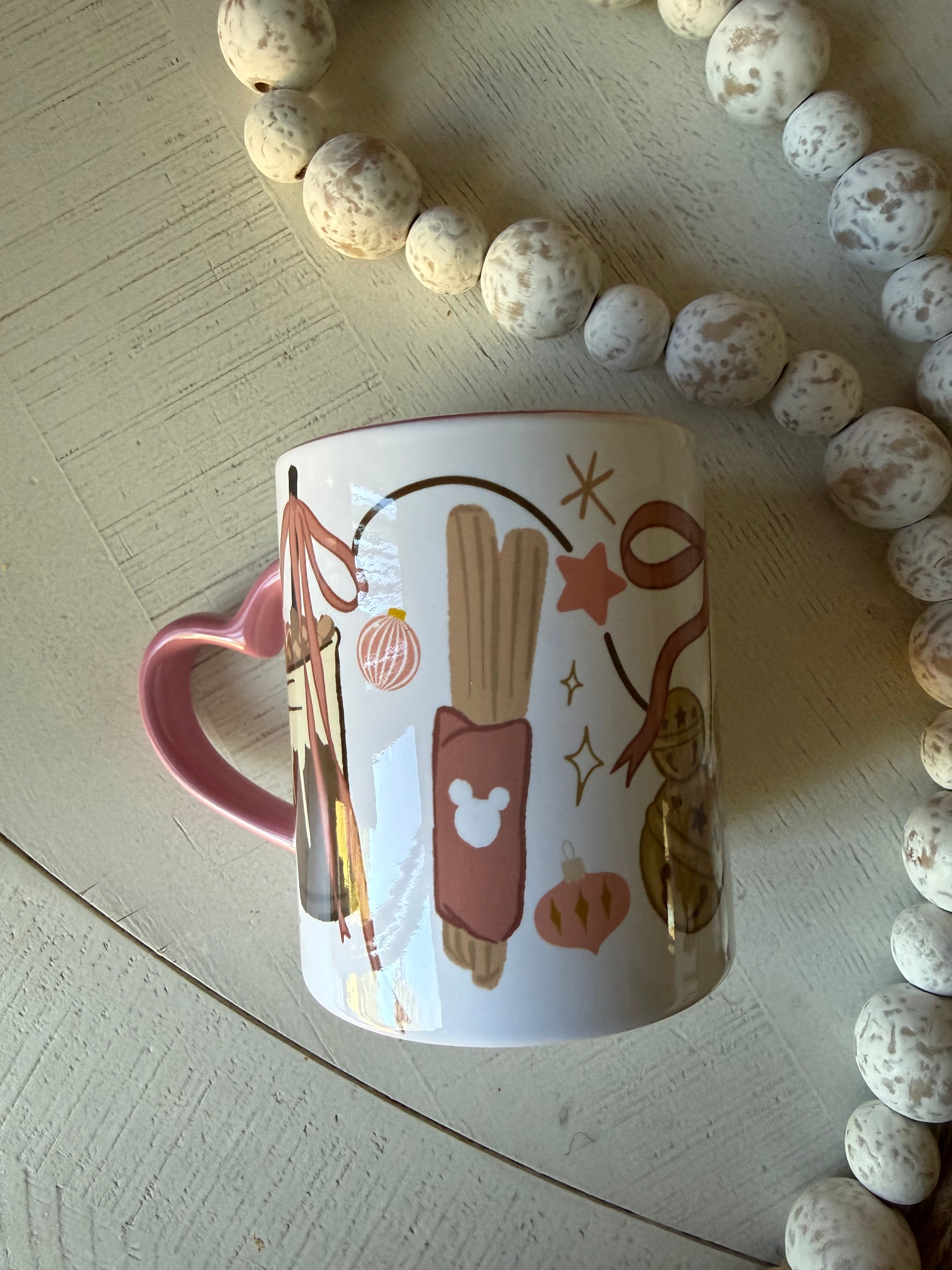 Heart-Shaped Ceramic Mug