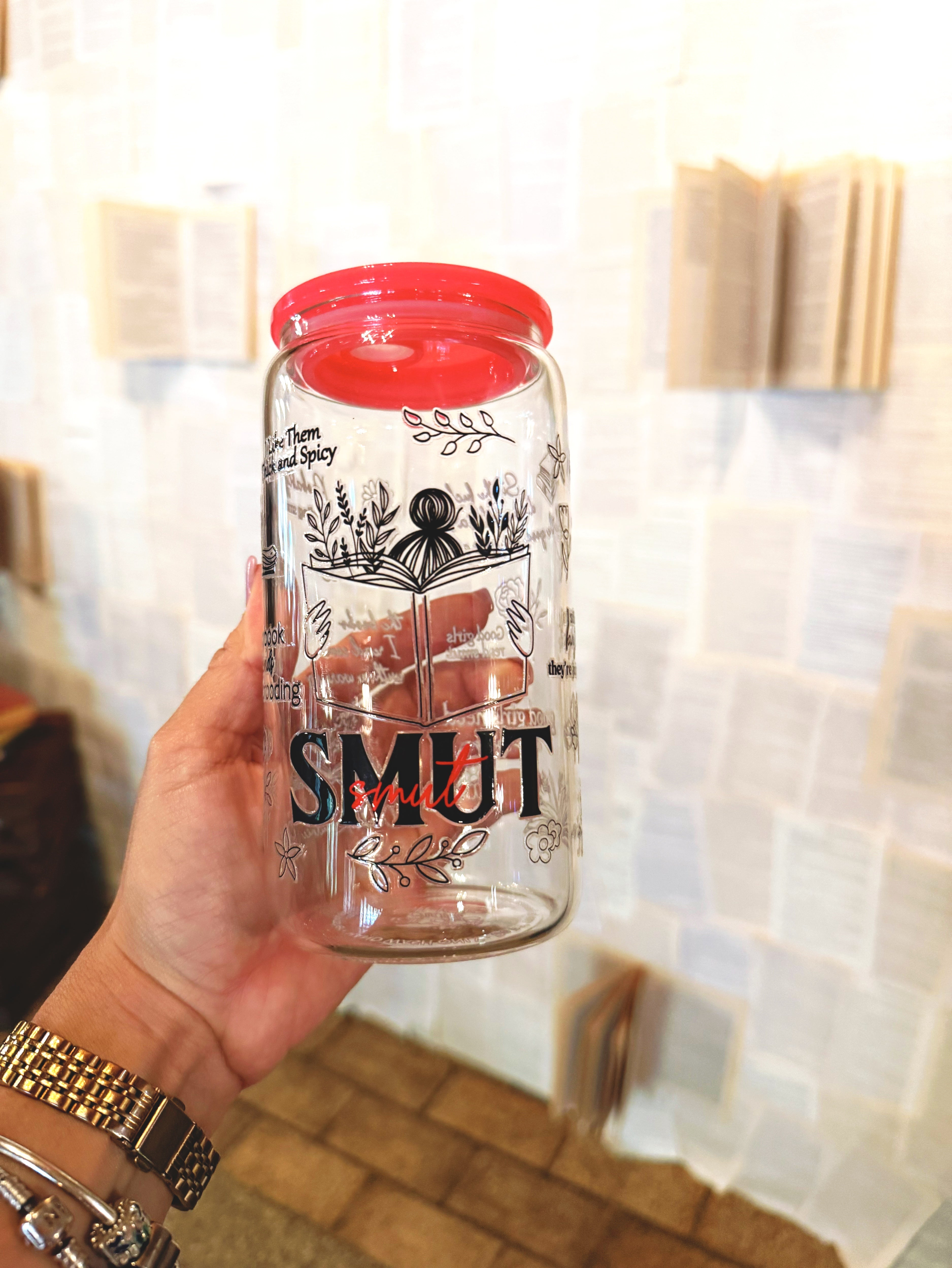 SMUT Glass Cup 16oz