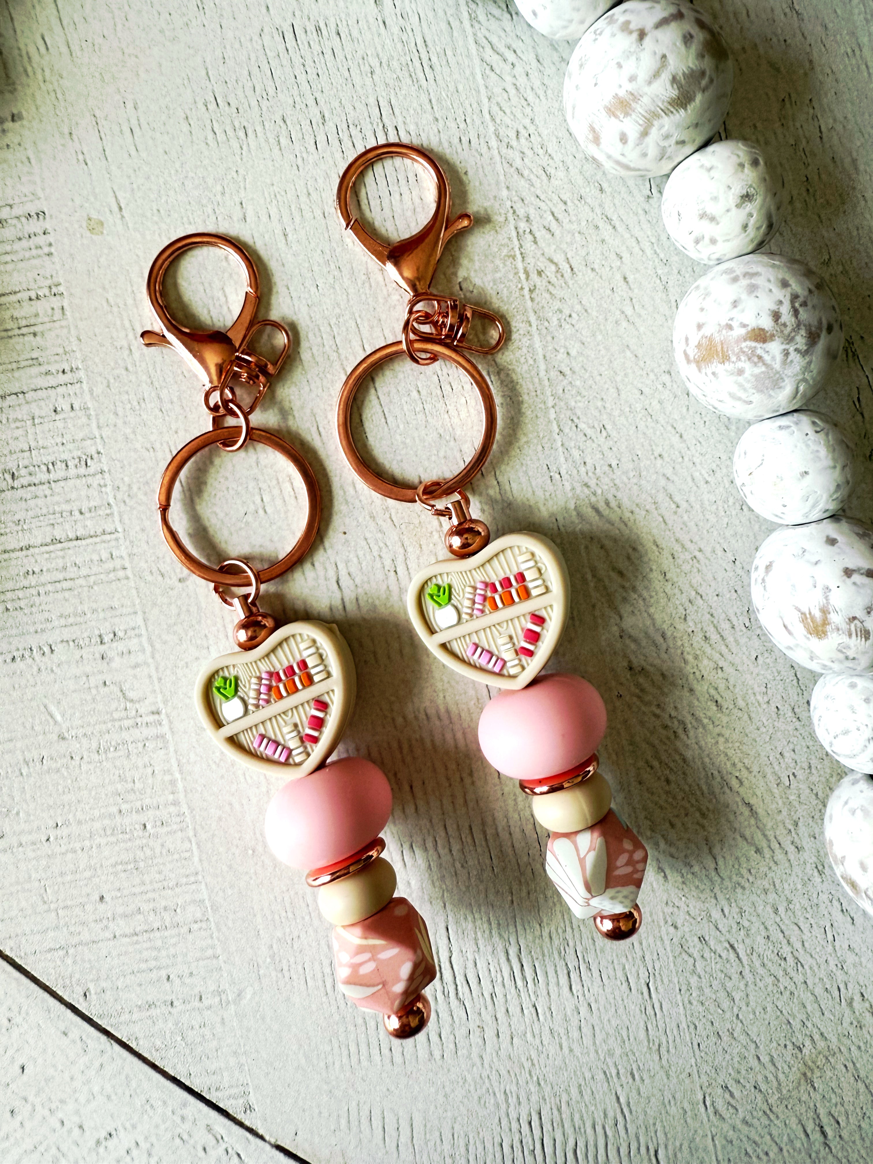 Bookish Keychain Charm