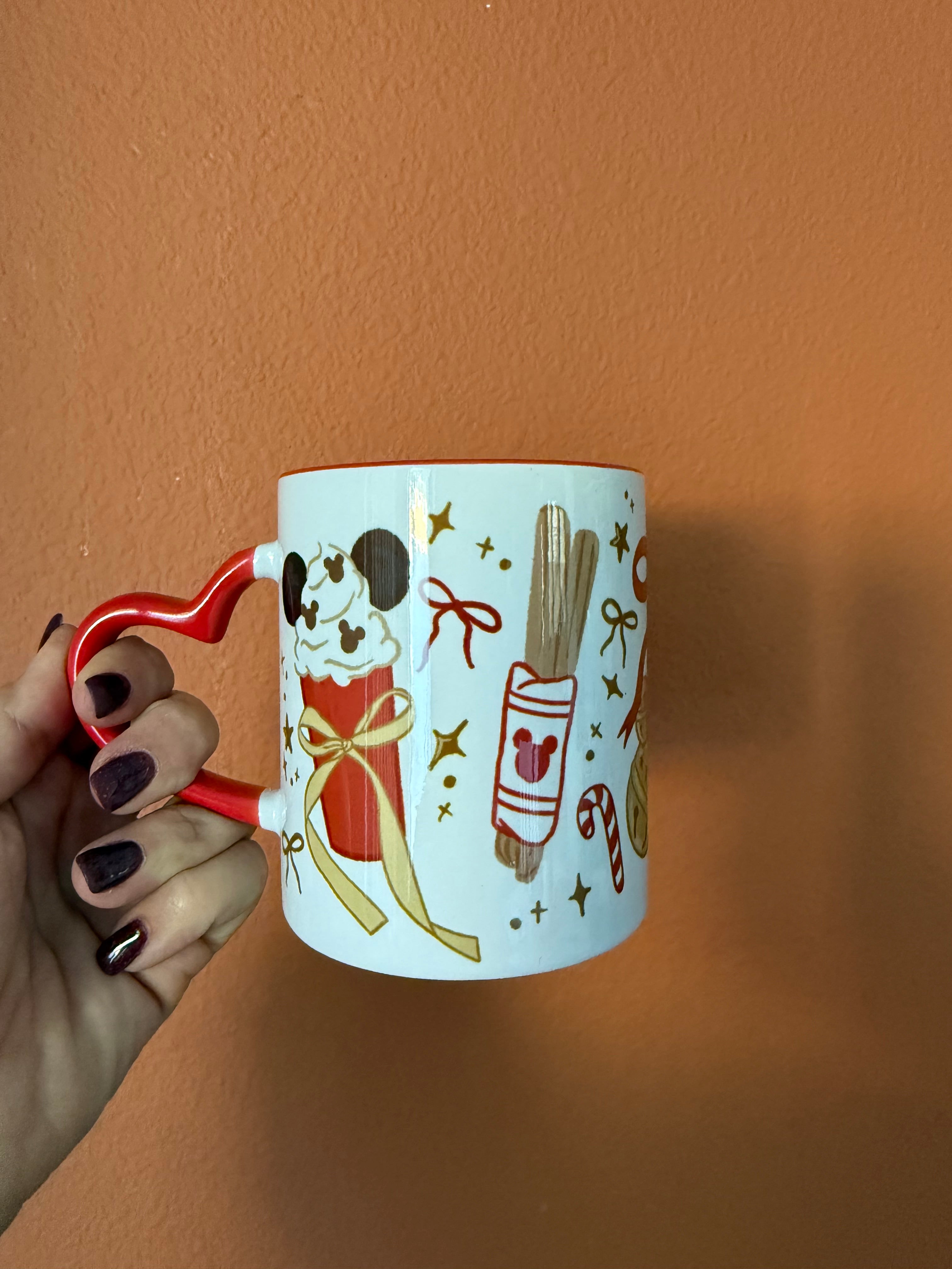 Heart-Shaped Ceramic Mug