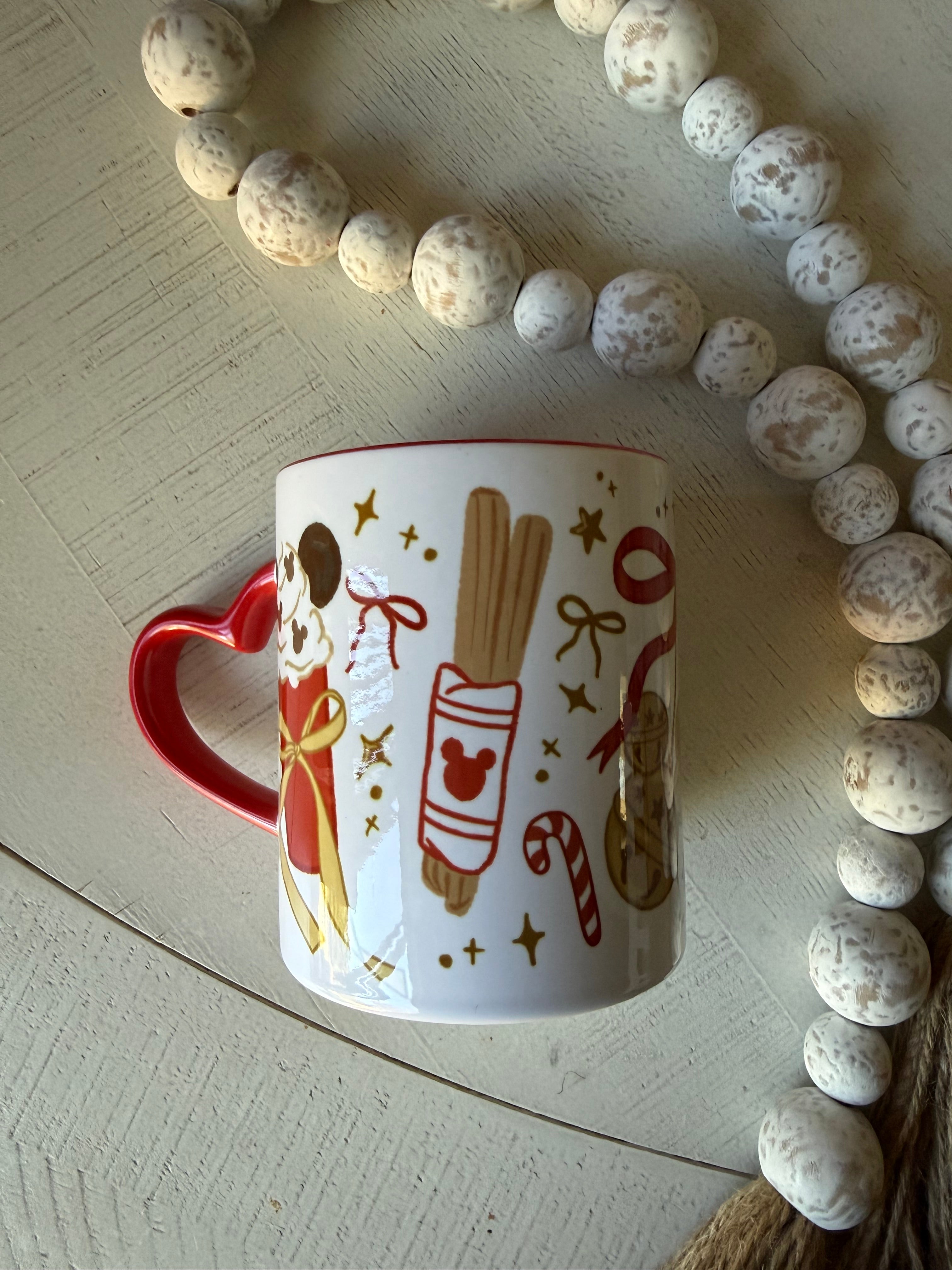 Heart-Shaped Ceramic Mug