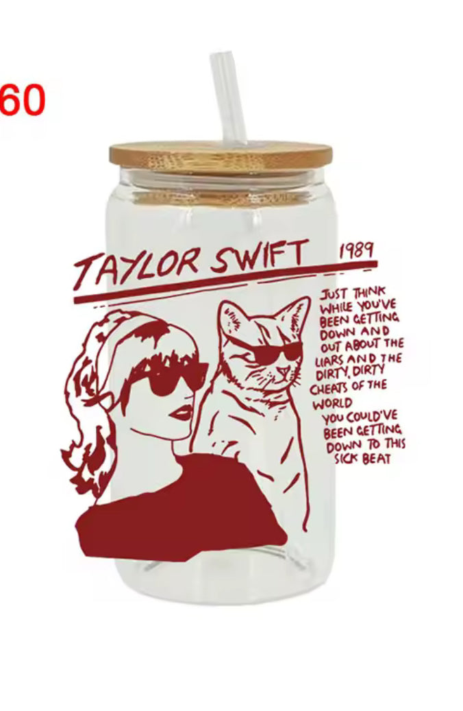 Tay Tay Glass Cup