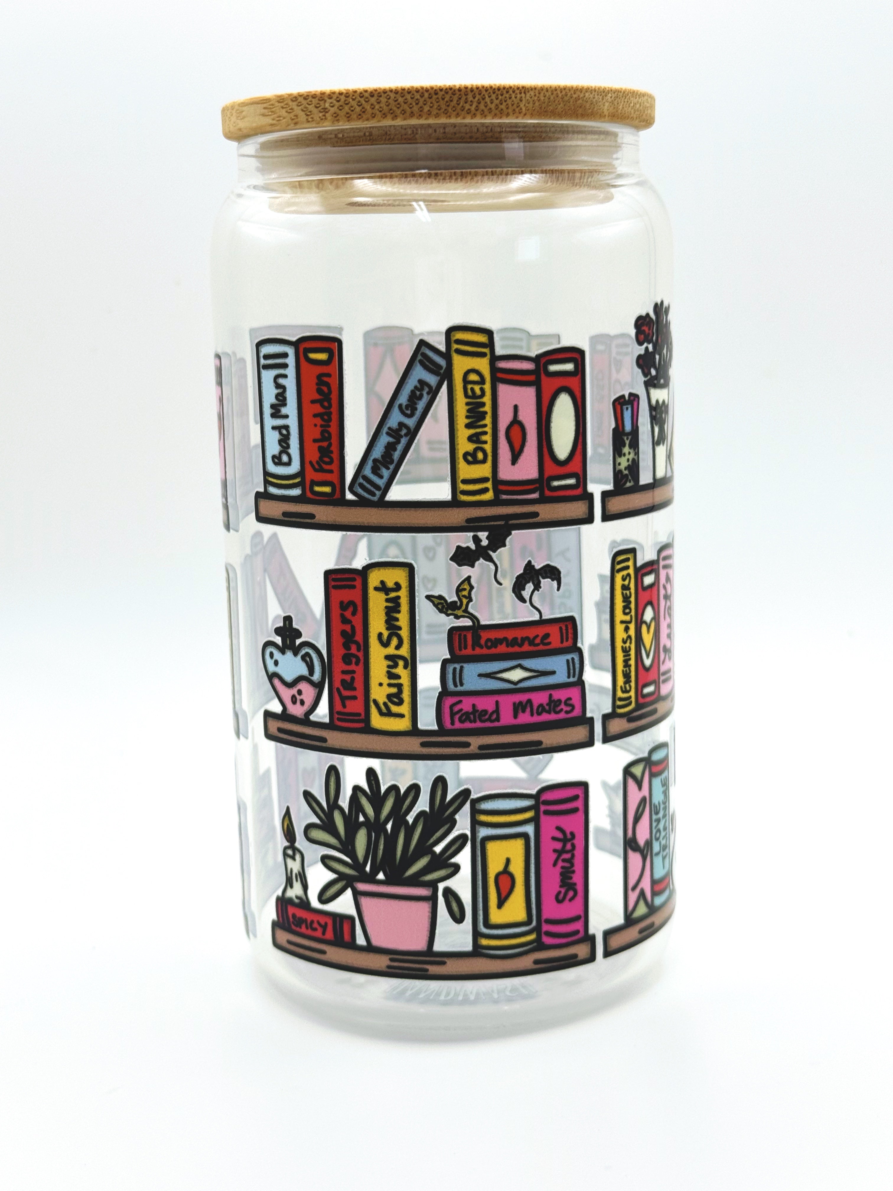 Dark Novel Bookshelf Cup