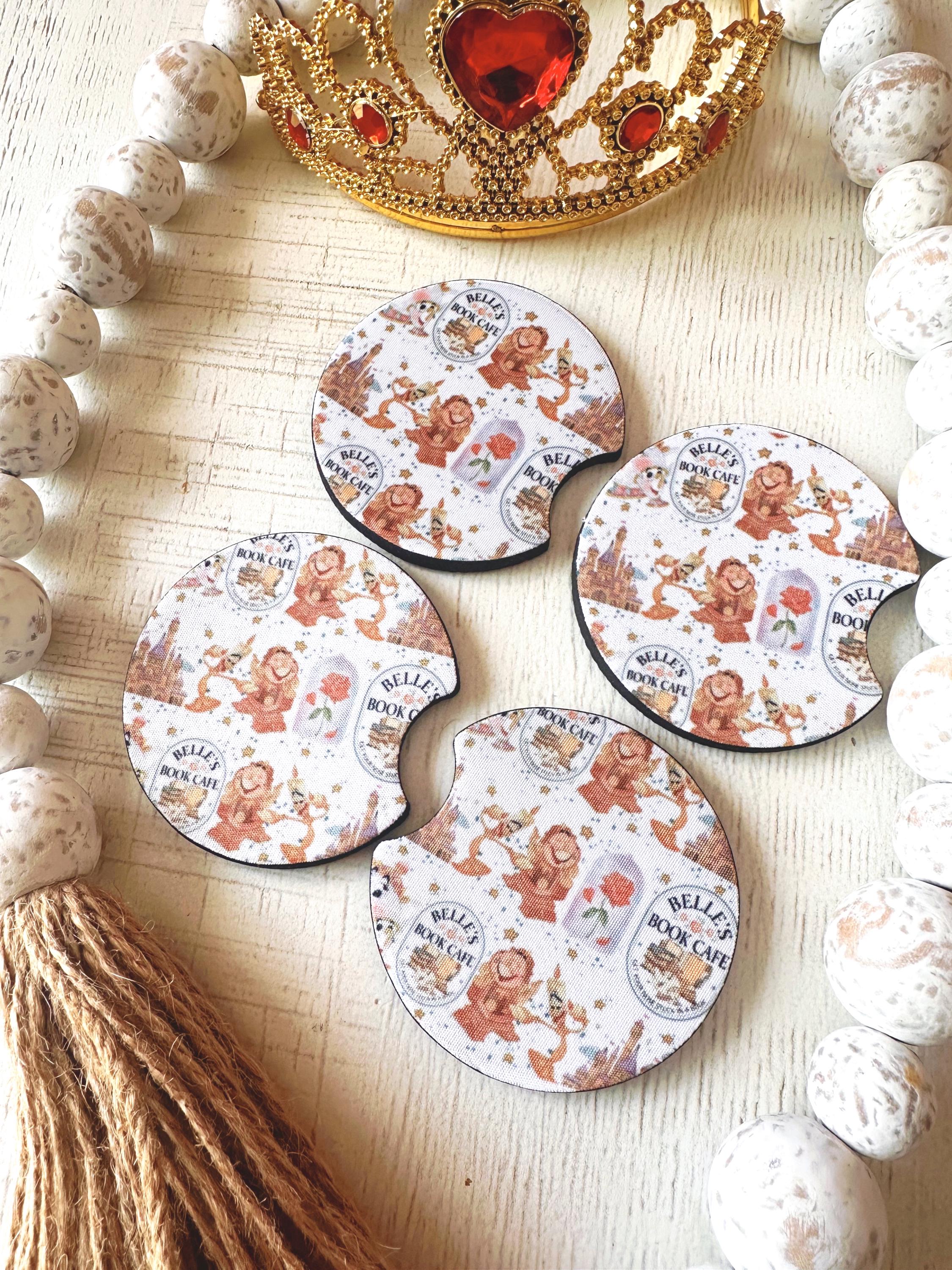 Princess Bella Friends Car Coasters
