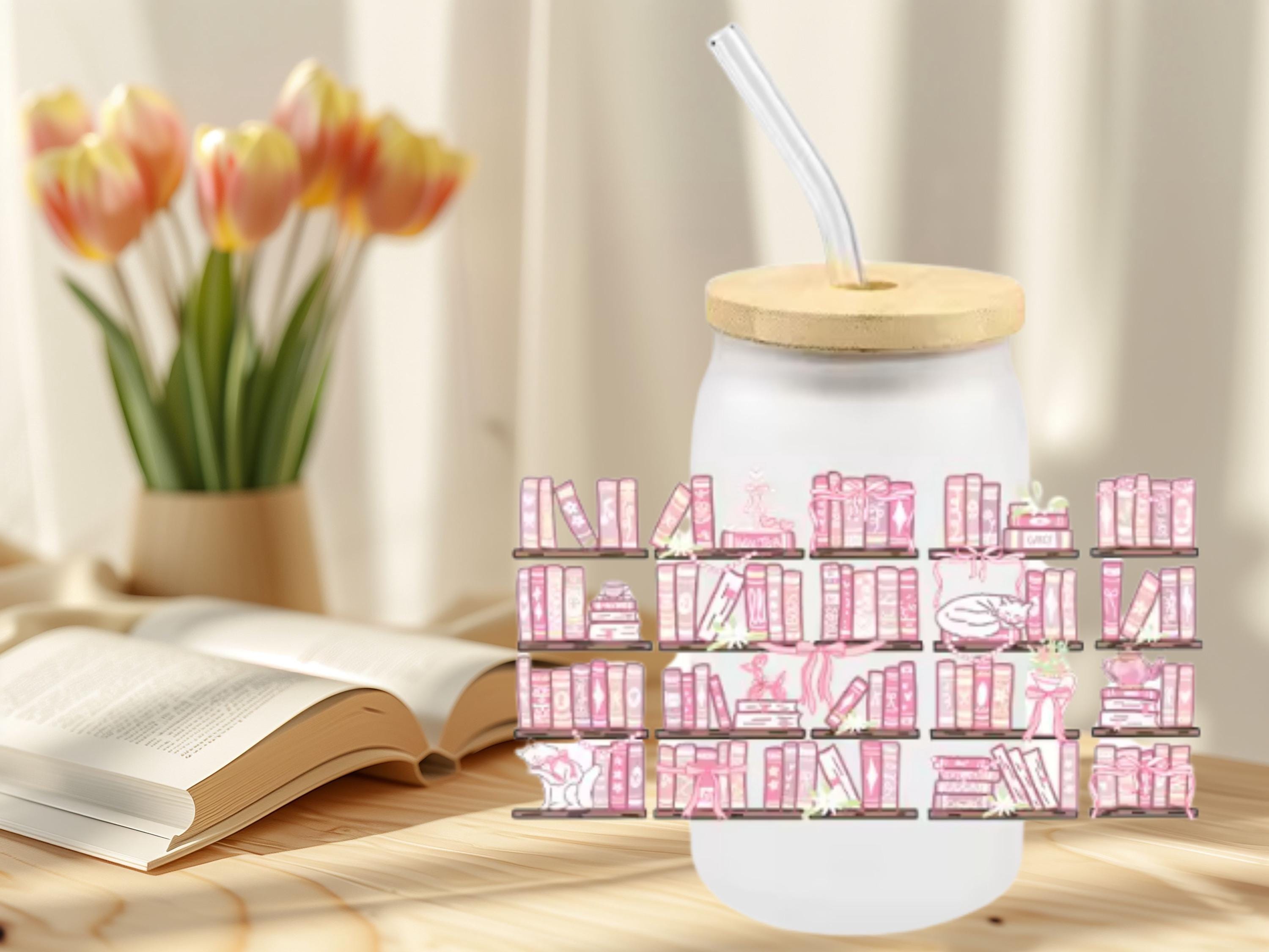 Dark Novel Bookshelf Cup