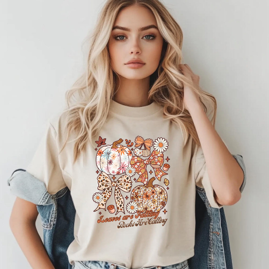 Bookish Shirt Fall Cute Book Lover Fall Shirt Autumn Reading TShirt Cozy Bookish T-Shirt Bookish Fall Tee Bookish Thanksgiving Tee Book Club