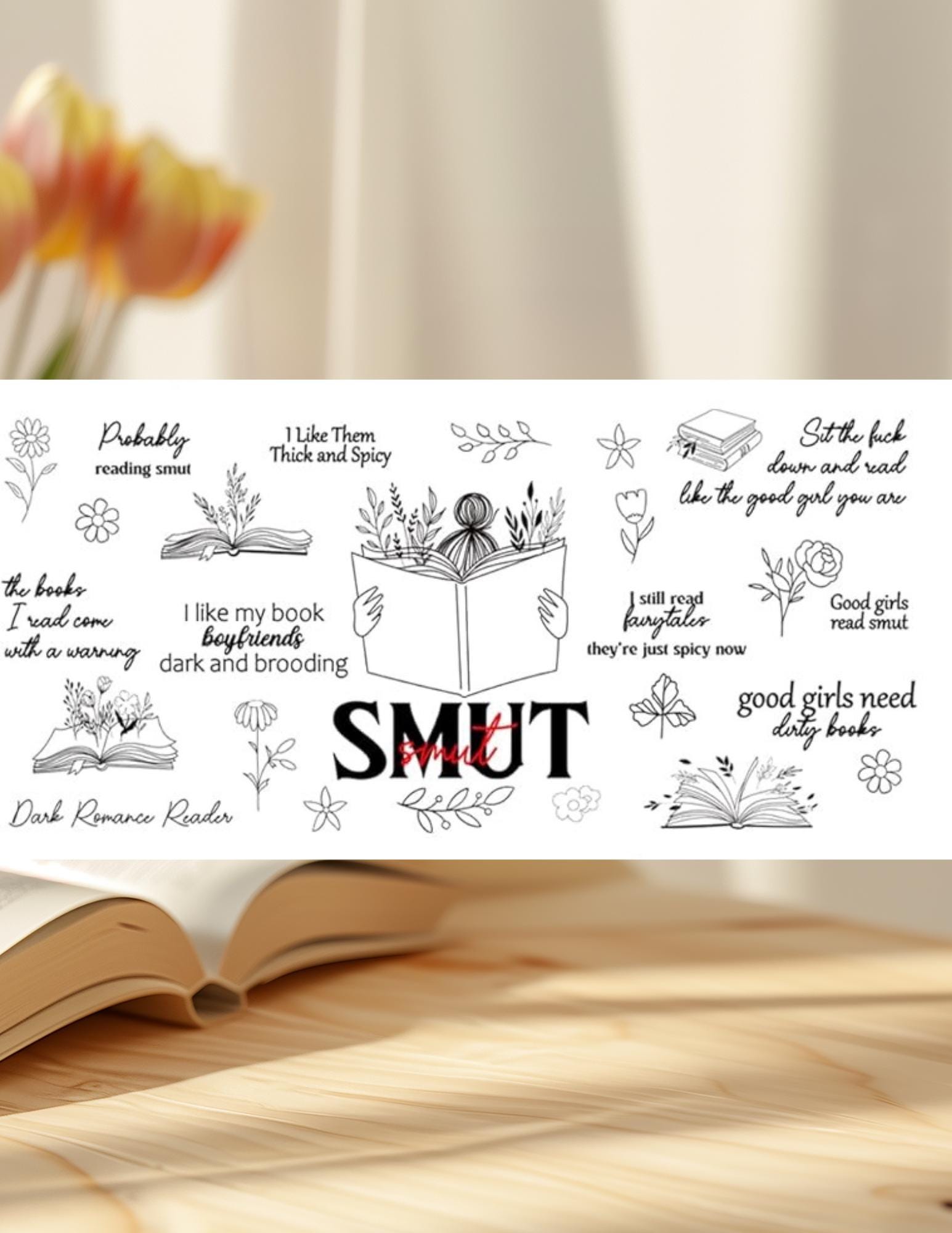 SMUT Glass Cup 16oz
