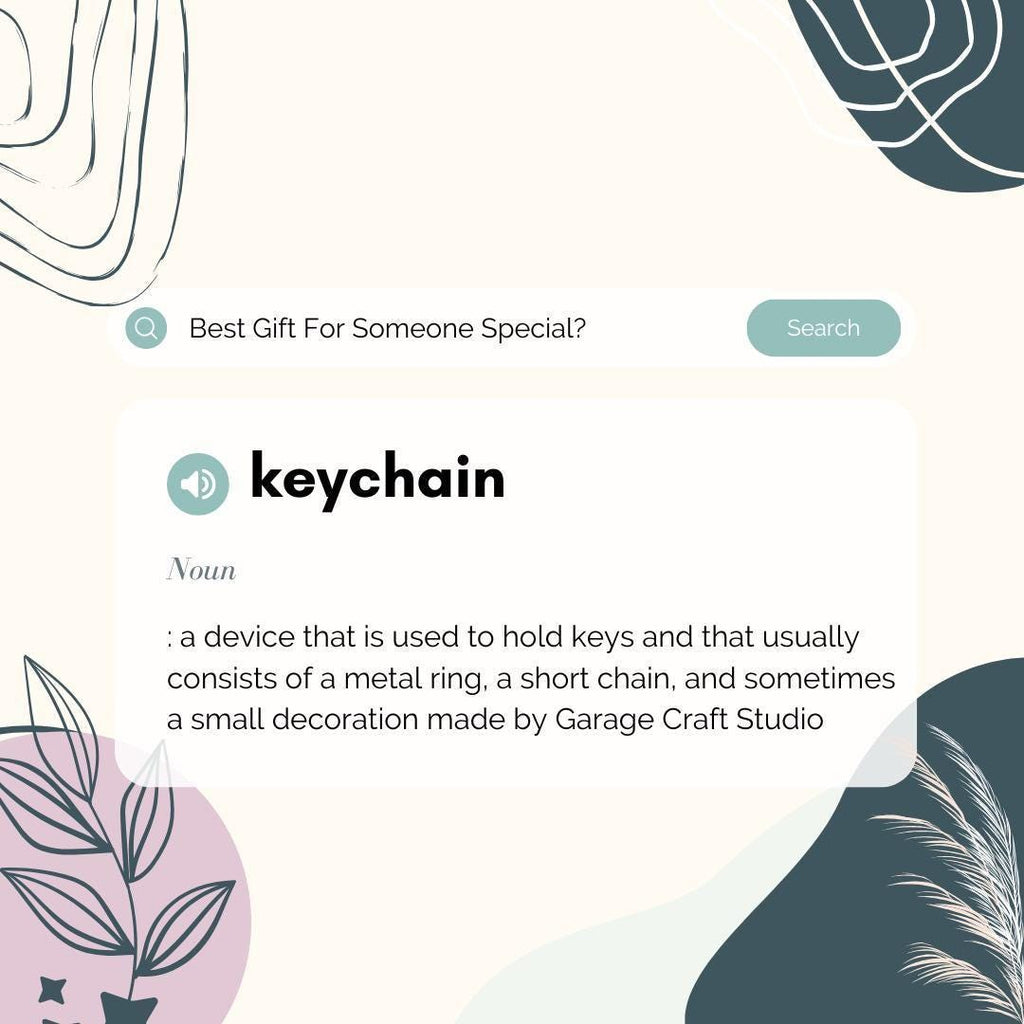 Bookish Keychain Charm