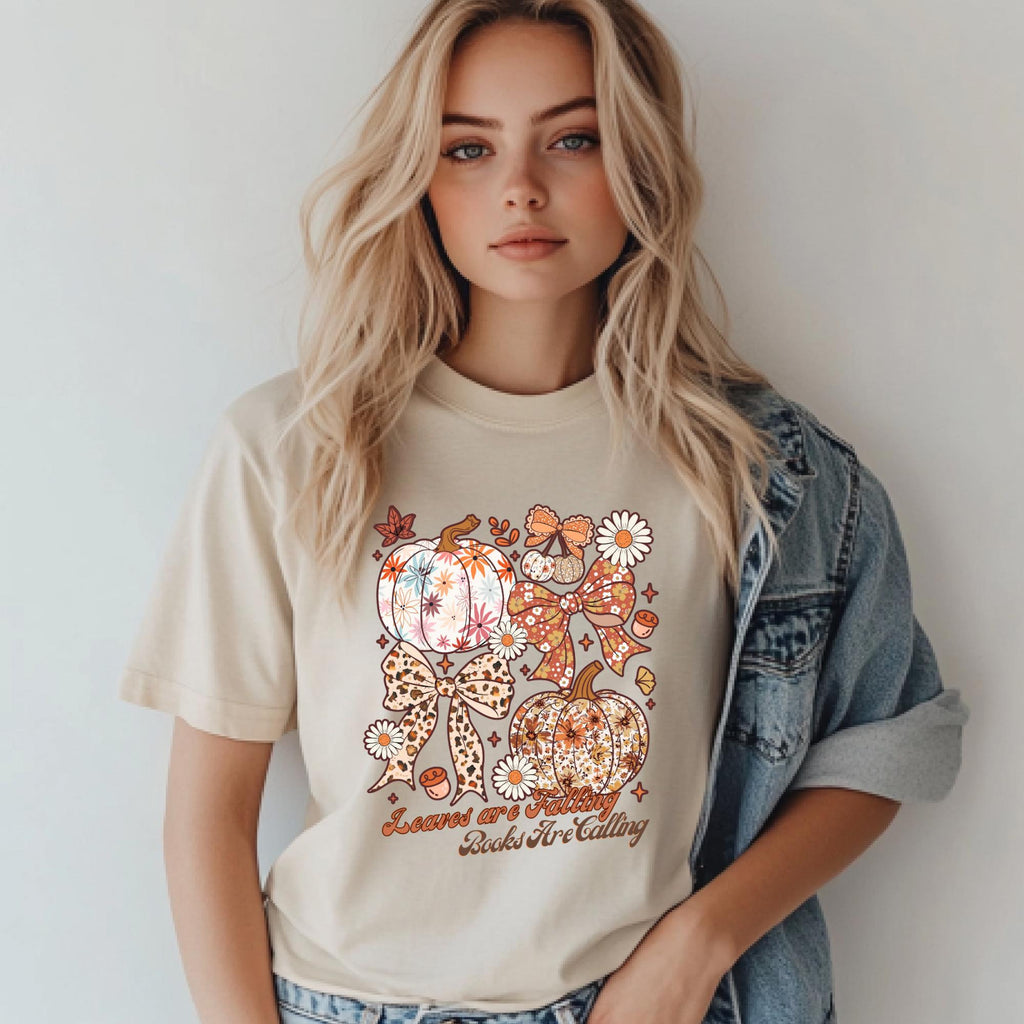 Bookish Shirt Fall Cute Book Lover Fall Shirt Autumn Reading TShirt Cozy Bookish T-Shirt Bookish Fall Tee Bookish Thanksgiving Tee Book Club