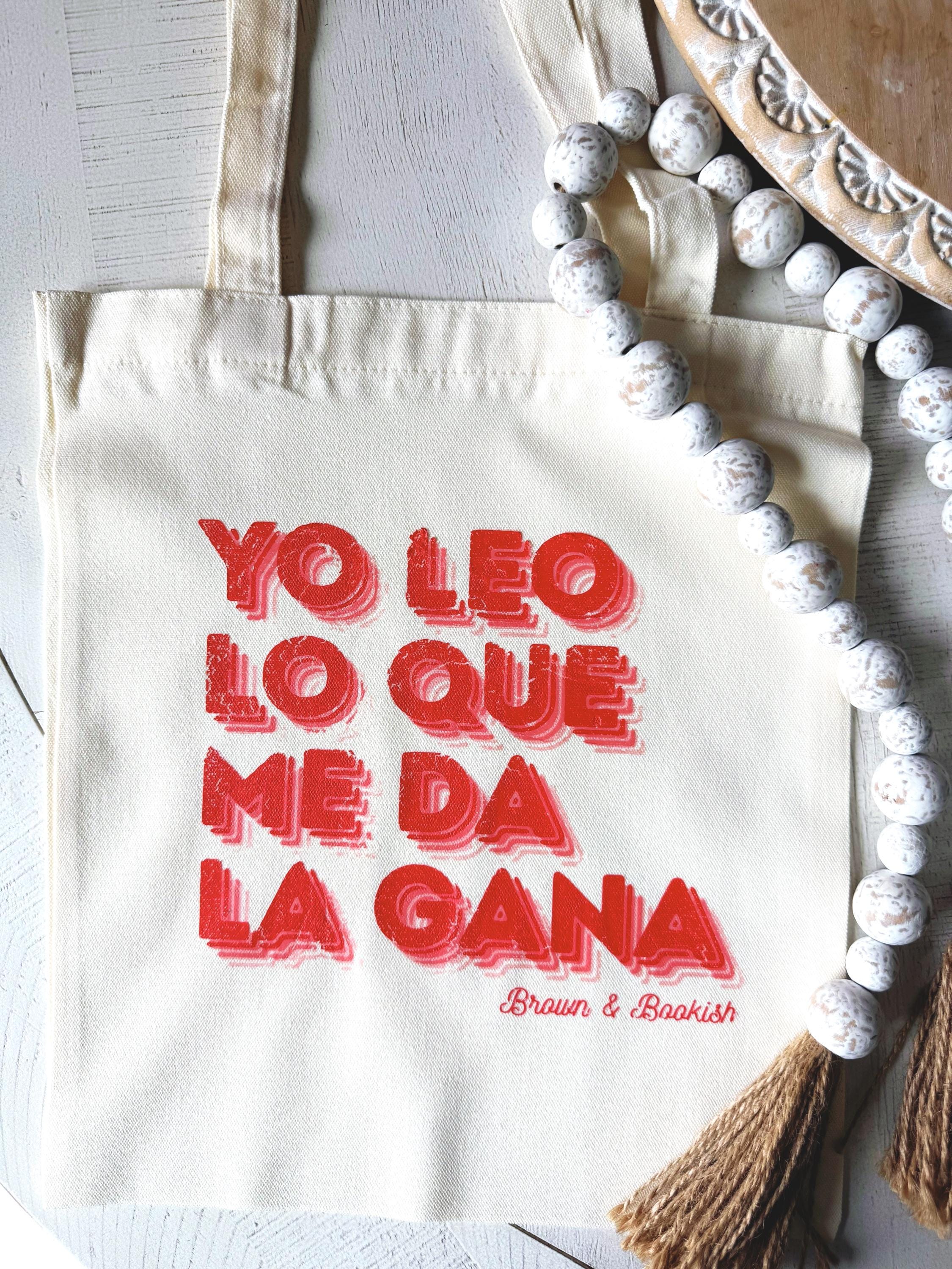 Latina Book Club Tote Bookish Tote, Reading LatinX Tee Hispanic Bookworm Book Lover Gift Spicy Spanish Read Bookish Latina Book Club