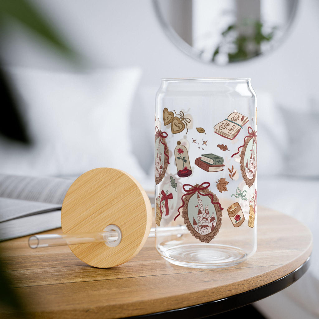 Belle Book Shop Glass Cup