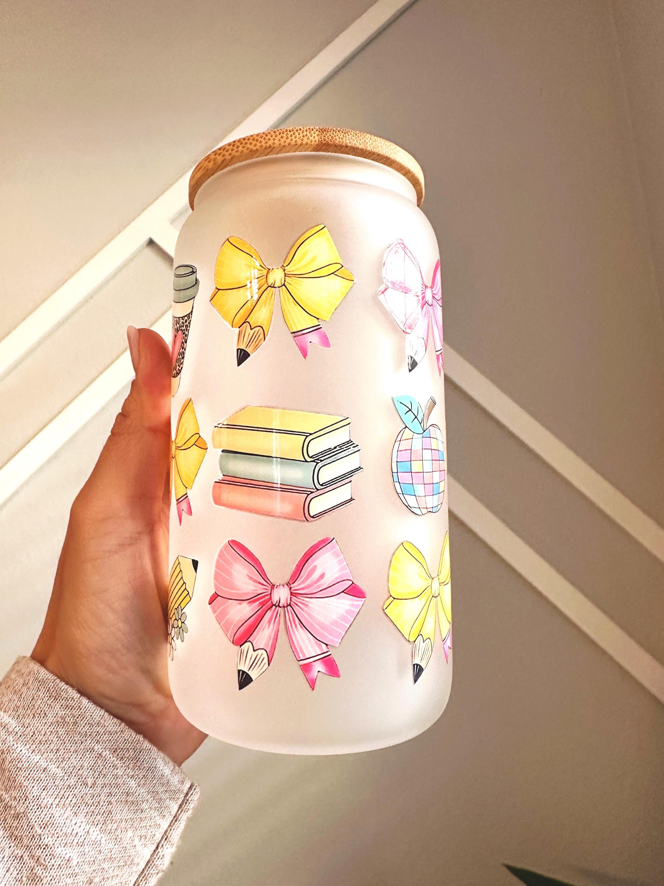 Teacher Glass Iced Coffee Cup