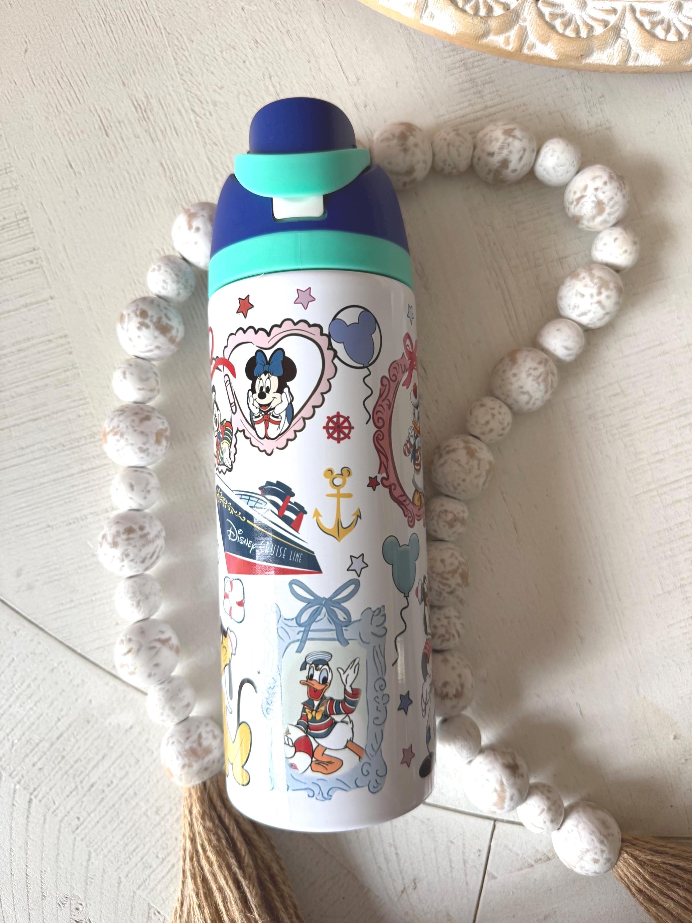 Personalized Cruise Tumbler 24oz Flip Top Leakproof Reusable Water Bottle Cruise Tumbler Vacation Gift Drinkware