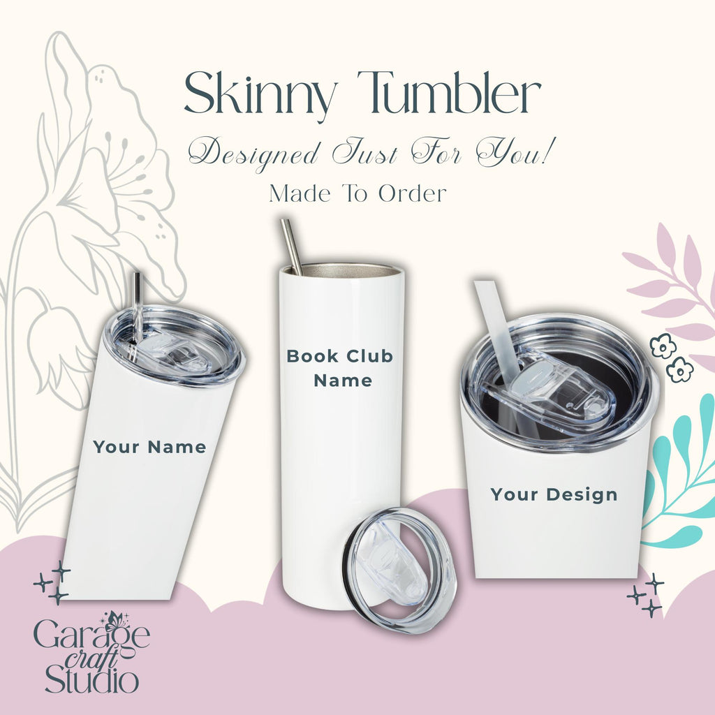 Bookish Skinny Tumbler