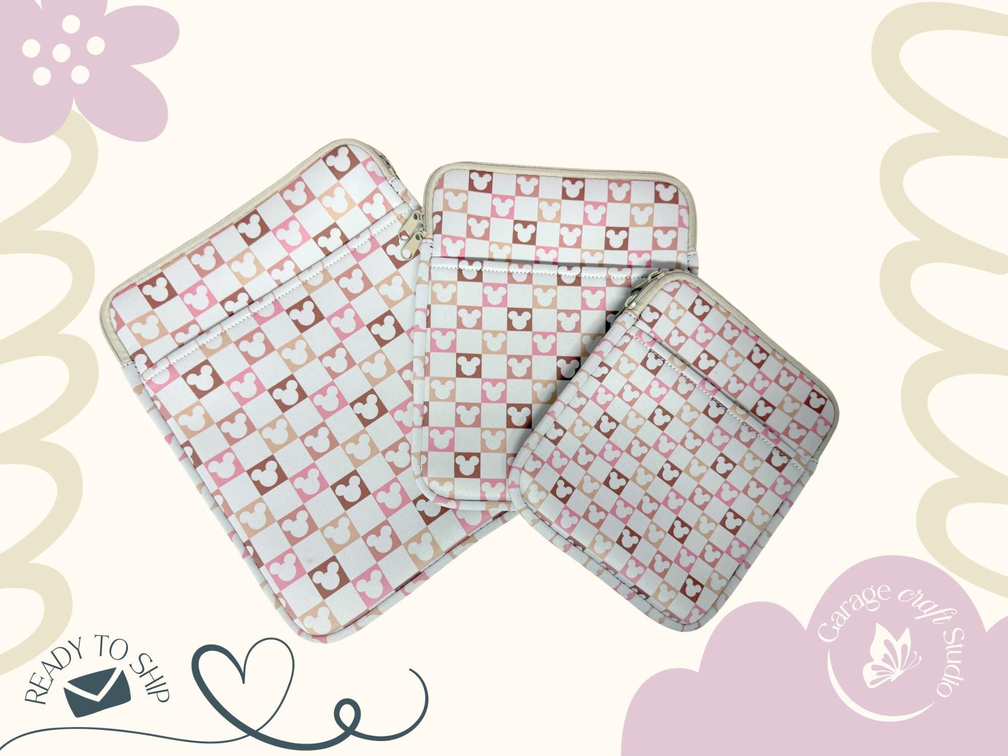 Kindle Sleeve, Neoprene, Book Sleeve with Pockets, Gifts for Book Lovers  Medium E-Reader Zip up Book Sleeve, E-Reader Kindle Book Sleeve